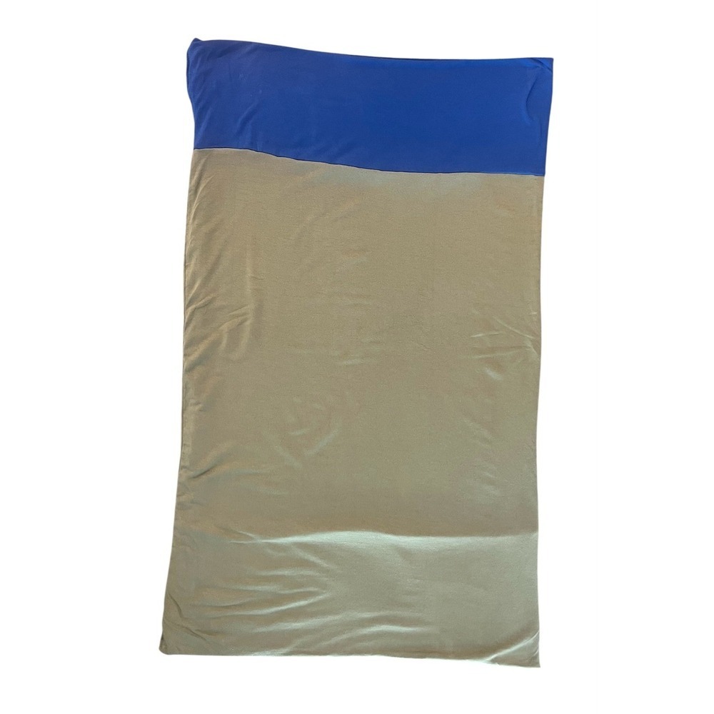 Baby Sensory Compression wrap Olive Green Blue Stretch Spandex (0890)